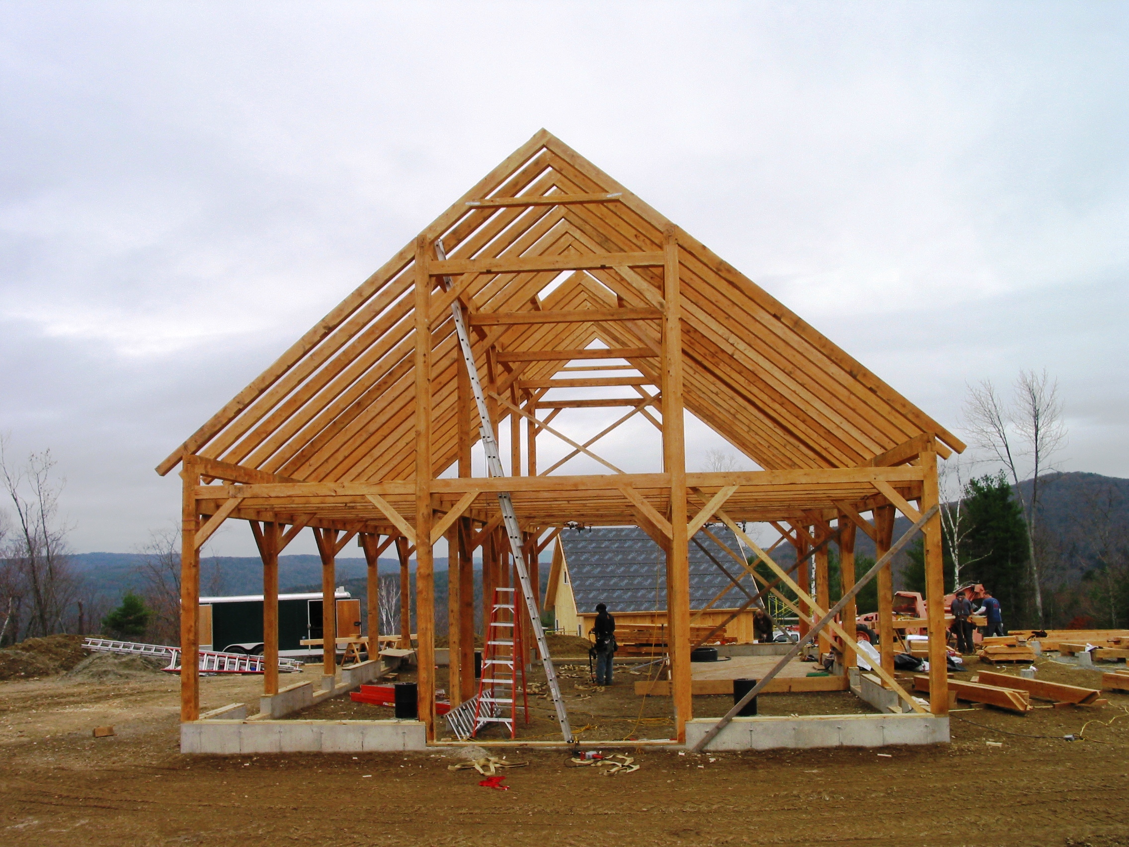 Sandy VTWorks The Timber  Frame  Experience